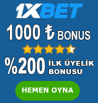 1xbet Bonus tablosu